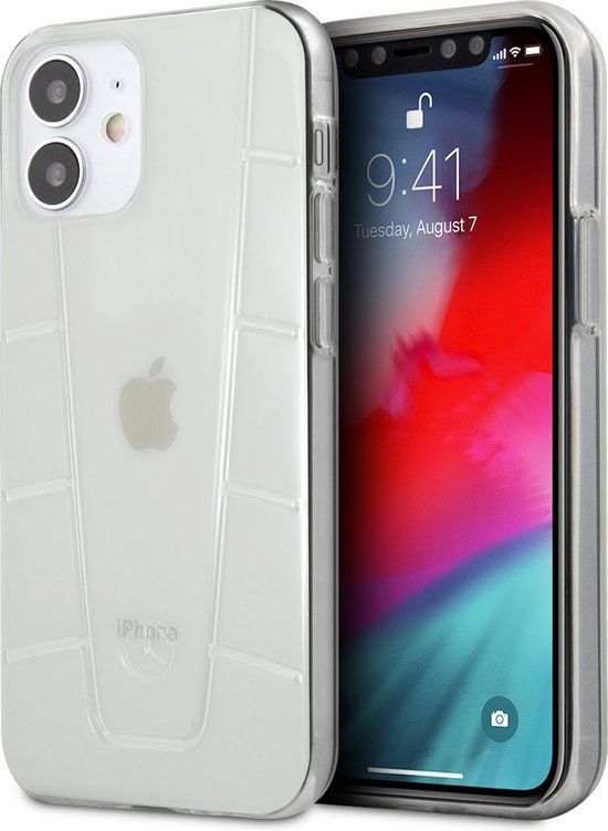Mercedes-Benz Dynamic Line Back Case - Transparant - Geschikt voor Apple iPhone 12 Mini