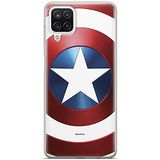 ERT GROUP mobiel telefoonhoesje voor Samsung A12 / M12 origineel en officieel erkend Marvel patroon Captain America 025 aangepast aan de vorm van de mobiele telefoon, hoesje is gemaakt van TPU