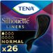 Tena Silhouette Incontinentiepads Normal Zwart - 10 pakken van 26 beschermers