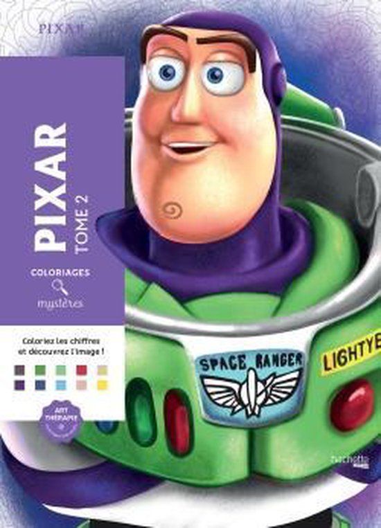 COLORIAGES MYSTERES PIXAR TOME 2 - Kleurboek voor volwassenen - 128 pagina's