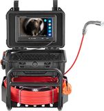 Merkloos / Sans marque Shanghai Sishun Technology Co., Ltd Rioolcamera, 30 M Lang, Zelfnivellerende Afvoercamera met 512 HZ-Zender, Afstandsmeter, 9 Inch Scherm 1080p Hd Slangcamera