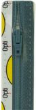 Warrior Prym Ritssluiting Kunststof 4mm (niet deelbaar) Grijs Blauw #027 22 cm