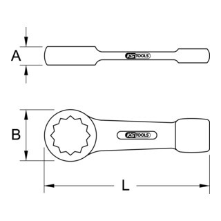 KS Tools KS Tools BRONZEplus ringsleutel 33 mm Aantal:1