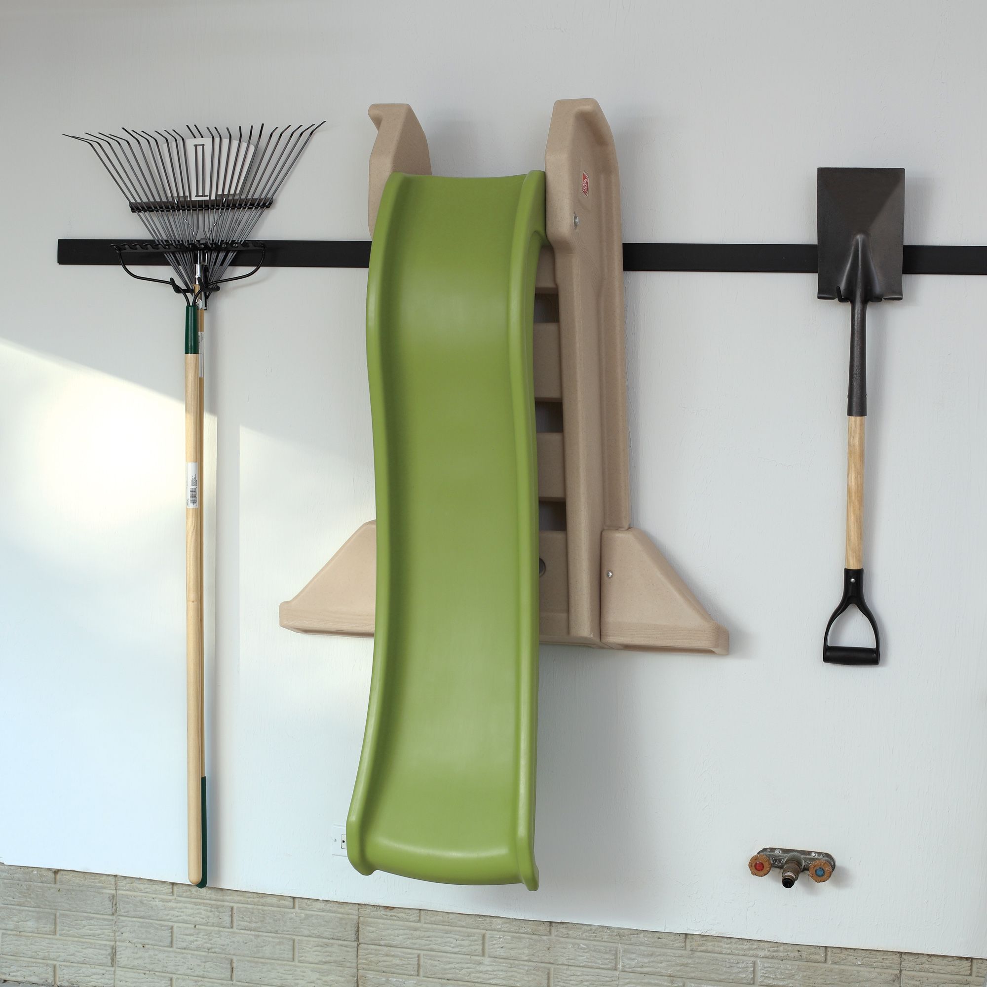 Step2 Naturally Playful Big Folding Slide - Bruin/Groen