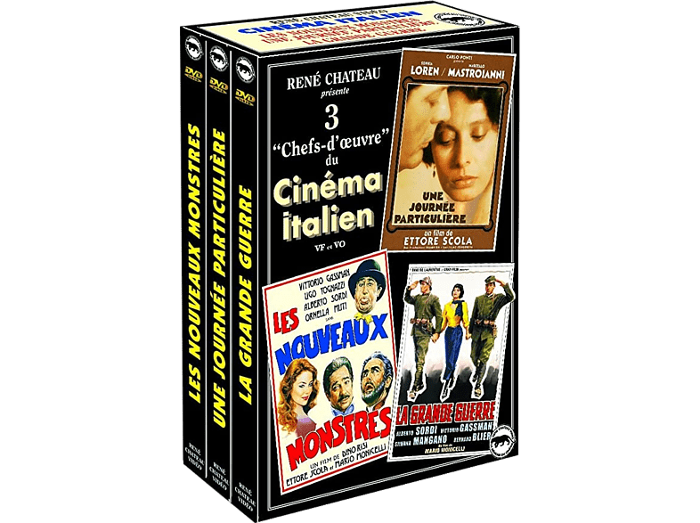 RENE CHATEAU coffret cinéma italien: 3 films - dvd