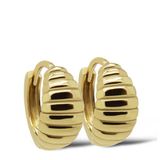KARMA Jewelry Hinged Hoops Gold Plated Earrings