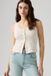 Levi's Dry Goods Pointelle Dentelle débardeur - Femme - M - Blanc / Sonja Dot Egret