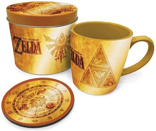 The Legend of Zelda - Golden Triforce Gift Set - Mug and Coaster