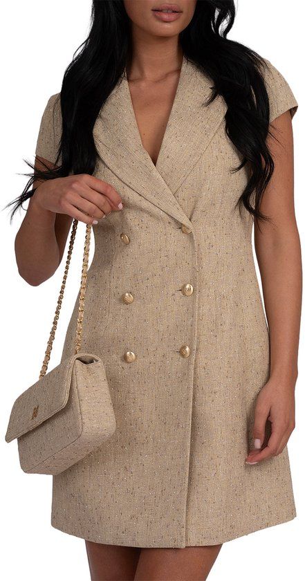 Nikkie Reza Jurk Creme XL