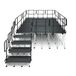Gear4music 3m x 2m Portable Stage Kit, 100cm
