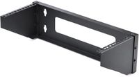 StarTech.com 4U Verticale Muurbeugel voor 19Inch Rack Monteerbaar Apparatuur, Draagvermogen 55kg, Zwart