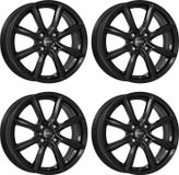 Dezent TN zwarte velgen, 7.0Jx17, 4x108, geschikt voor Fiat 600