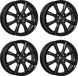 Dezent TN zwarte velgen, 7.0Jx17, 4x108, geschikt voor Fiat 600