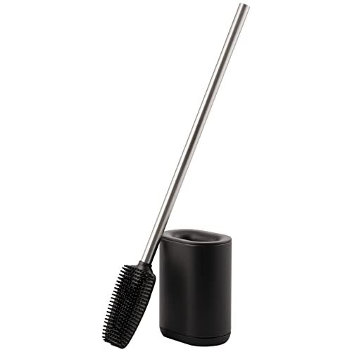 bremermann WC-garnituur Barbena met flexibele 3-in-1 borstel - zwart