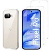 Phonillico® Case voor Google Pixel 9a en 2 Gehard glas Screenprotector