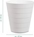 Zeller Afvalbak 13,5 liter Kunststof Wit