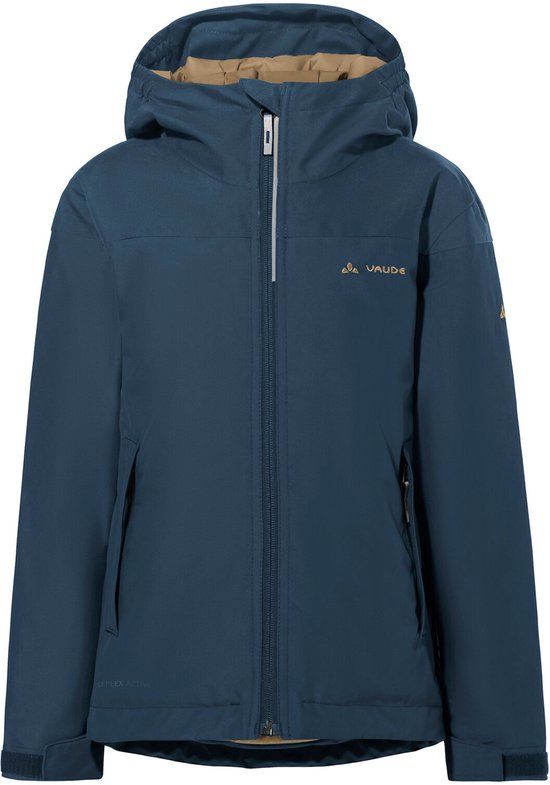 VAUDE Kids Lulea 2L Padded Jacket, Jas, Regenjas, outdoorJas, Regenjas, met kap, Hardshell Jas, Regenjas, waterdicht, Kinderen, Outdoorjas
