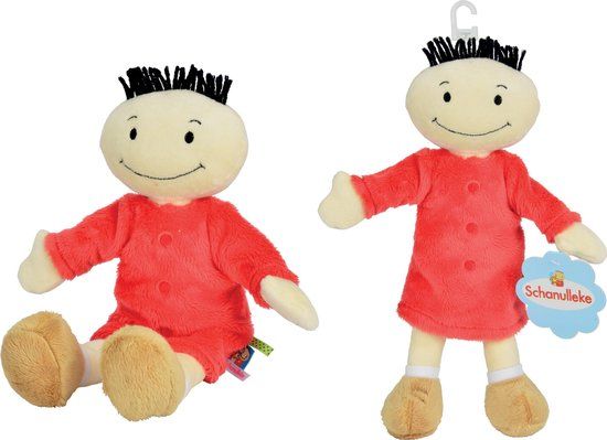 Nicotoy Schanulleke Knuffelpop - 28cm - Pluche - Multikleur