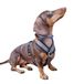 CandyPet 3-punts anti-trekharnas - ideaal voor windhonden: Italiaanse windhond, Whippet, windhond, poenco - veilig, ademend en duurzaam, wandelen, training en hardlopen - antraciet, S