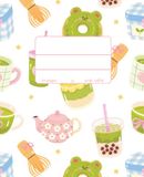 Kawaii Matcha Wide Ruled Notebook