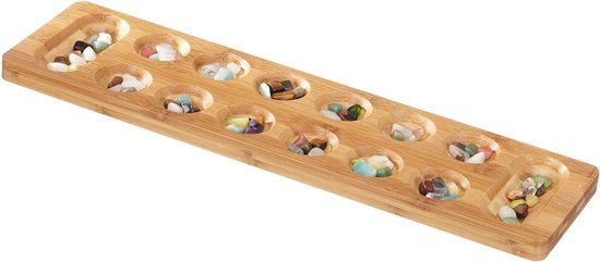 Philos Kalaha Bamboe - Bordspel - Hout - 4014156032552