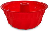Guardini Juliette moule à manqué avec moule, 22 cm, silicone alimentaire, couleur : rouge