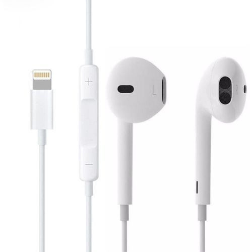 Stuff Certified iPhone Lightning Wired Earphones Pods Oortjes Ecouteur met Microfoon Wit