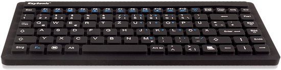 KeySonic KSK-3230IN (DE) Toetsenbord Universeel USB QWERTZ Duits Zwart