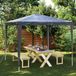 vidaXL Professionele partytent, 2,5 x 2,5 meter, antraciet, 90 g/m²