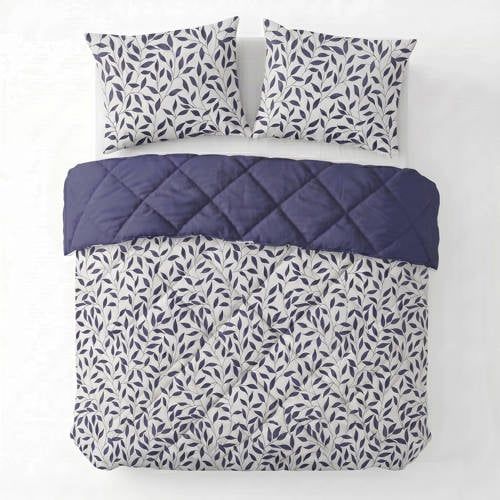W Lazy Dekbed zonder overtrek met kussensloop Lazy - omkeerbaar design