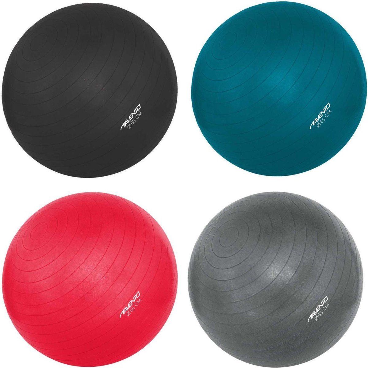 Avento Fitness/Gymbal - Ø 65 cm - Blauw - 65