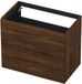 INK - Onderkast 2 Laden Push To Open 65cm Hout Decor - 800x450x650 Mm - Koper Eiken