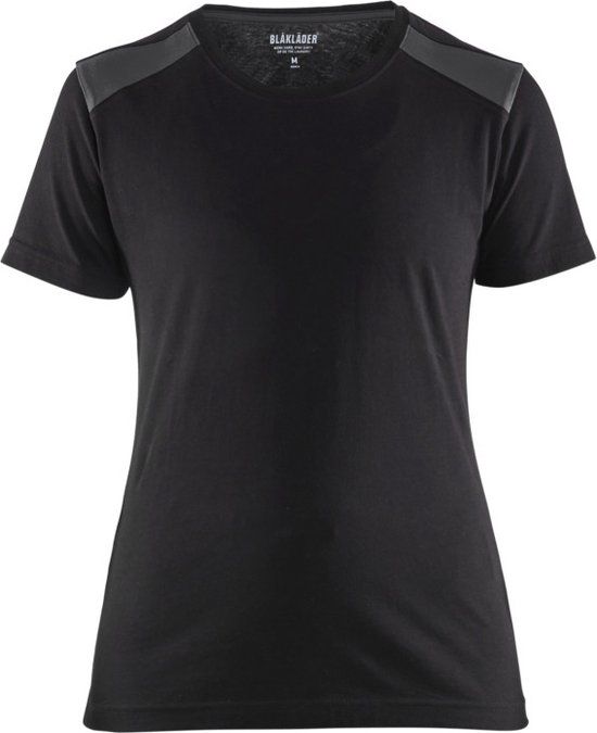 Blåkläder Dames T-shirt 3479-1042 - Zwart/Donkergrijs - S