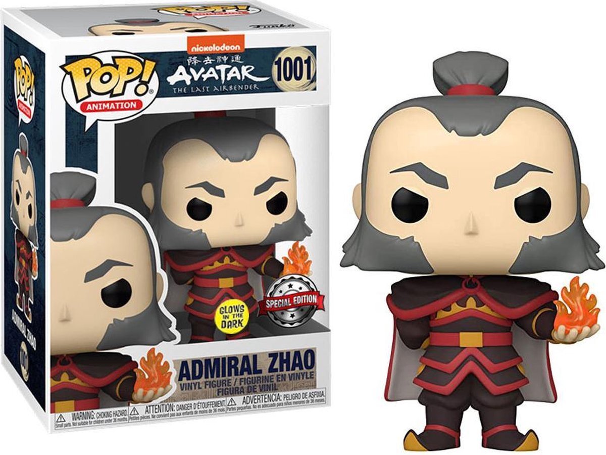 Funko Avatar - Admiraal Zhoo met vuurbal (Glow in the Dark) #1001