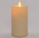 Anna's Collection Bougies LED/bougies piliers - set van 2 stuks - blanc ivoire - D8 cm - pour intérieur & extérieur - avec minuterie