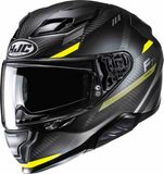 HJC F71 Carbon Esira Casque - Noir/Jaune - Taille XL