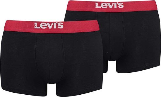 Levi's 701222844 Solid Basic Trunk 2-Pack - Zwart - Heren - Maat: Niet van toepassing