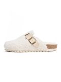 Bayton Clogs 'Kazan' lichtbeige / wit