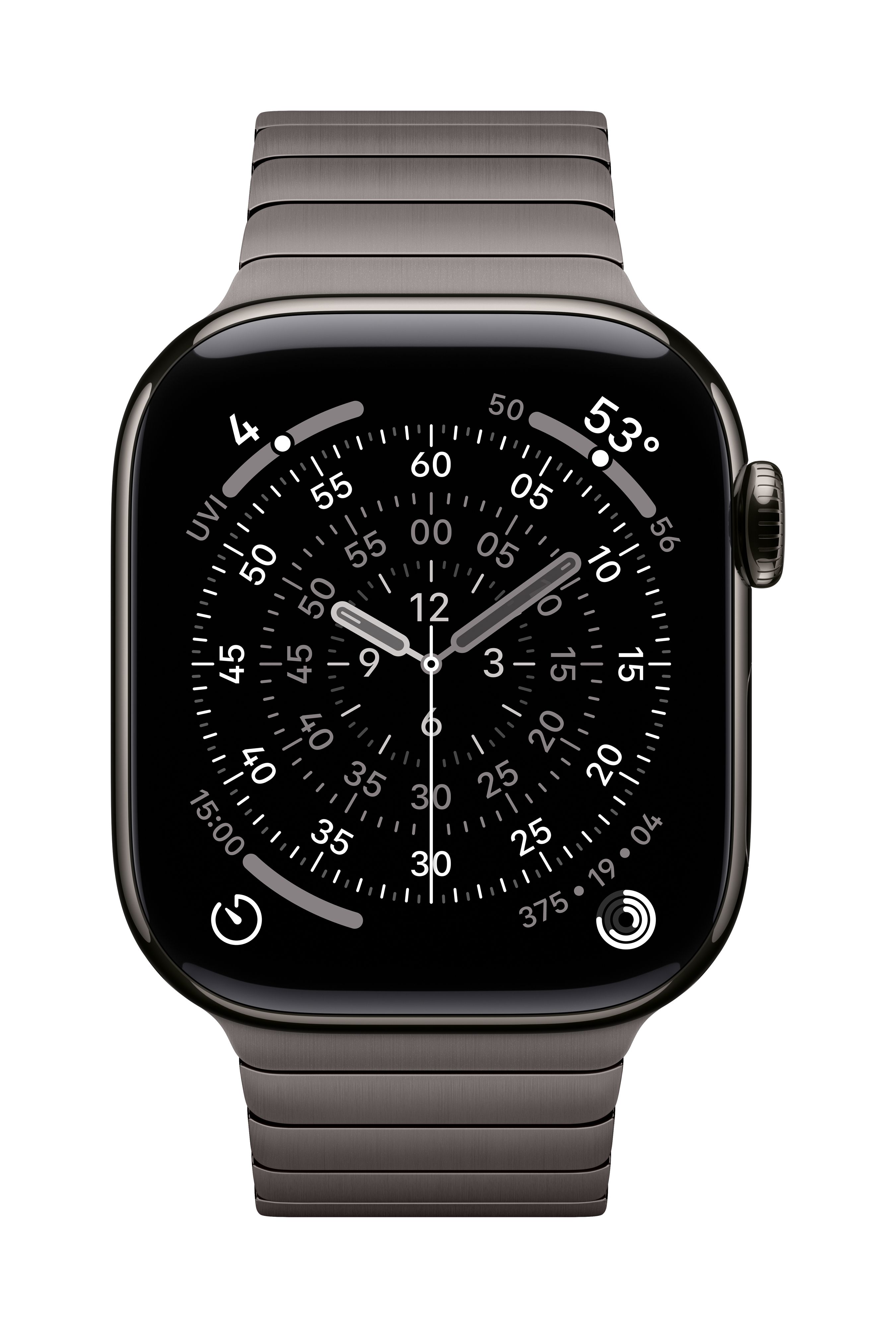 Apple MXMD3ZM/A Schakelarmband - Grijs Roestvrijstaal - 42mm