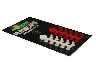 Korda Floss Caps | White/Red