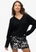 Superdry Essential trui met V-hals Dames Zwart