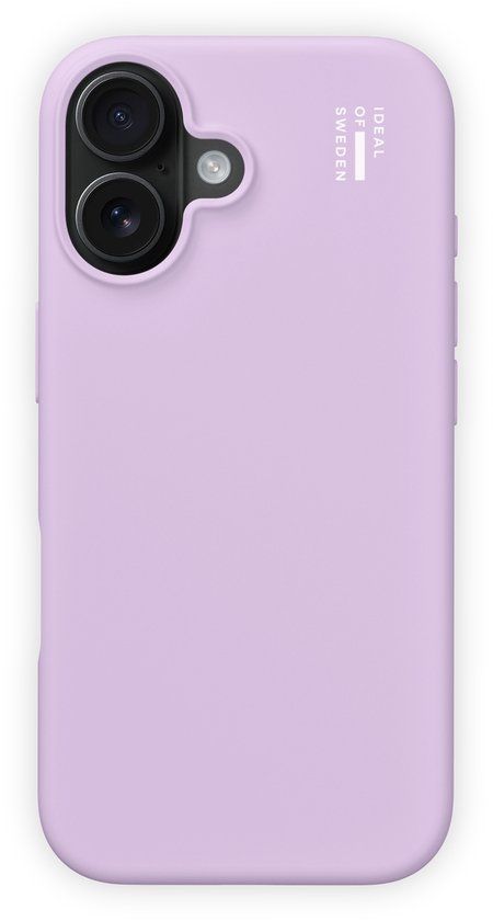 iDeal of Sweden Silicone Case met MagSafe voor de Apple iPhone 16 - Lavender Milk
