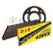 Kettingset DID Kettingset staal 428VX / 126 clipslot voor SYM Husky 125 cc Bj. 1996-2005