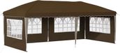 vidaXL Pop-up Feesttent 575 x 289 x 245 cm Taupe