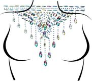 Leg Avenue Choker body jewels sticker