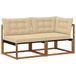 vidaXL - 7-delige Outdoor Hoekbank Massief Acacia Hout Naturel