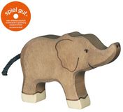 Holztiger Olifant Klein Houten Figuur