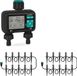 VONROC 2-Weg Watertimer en 2 x Irrigatiesysteem