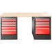 Facom JLS3 Werkbank | 13 Laden | Houten Bovenblad | Hoog