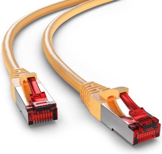 Merkloos 110682 - Cat 6 UTP-kabel - RJ45 - 0.5 m - geel